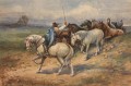 Reuniendo caballos en Italia género Enrico Coleman